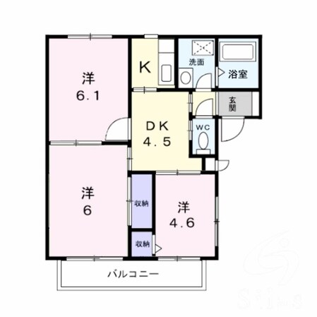 フローレンス岩田の物件間取画像